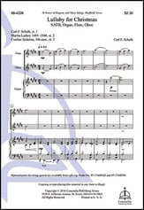 Lullaby for Christmas SATB choral sheet music cover